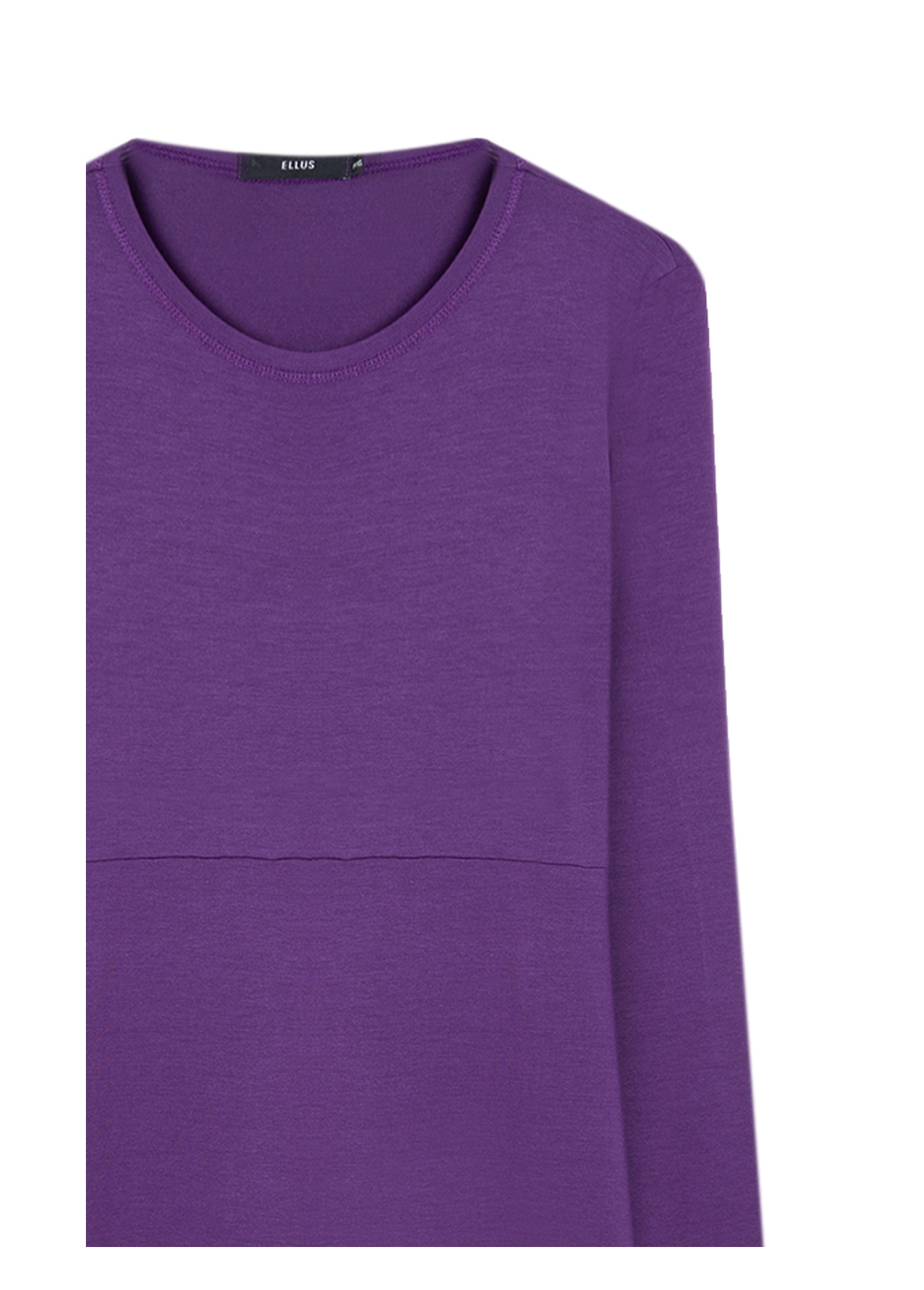 Vestido Ellus Crepe Lilas