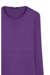 Vestido Ellus Crepe Lilas