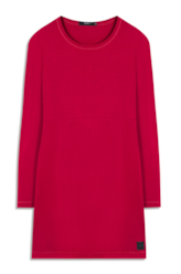 Vestido Ellus Crepe Vermelho