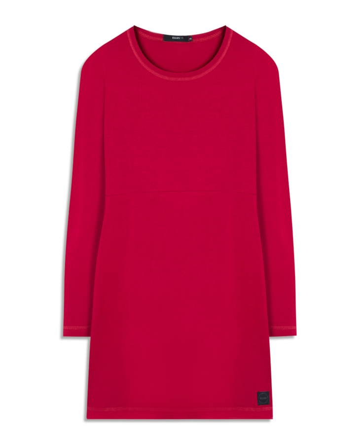Vestido Ellus Crepe Vermelho