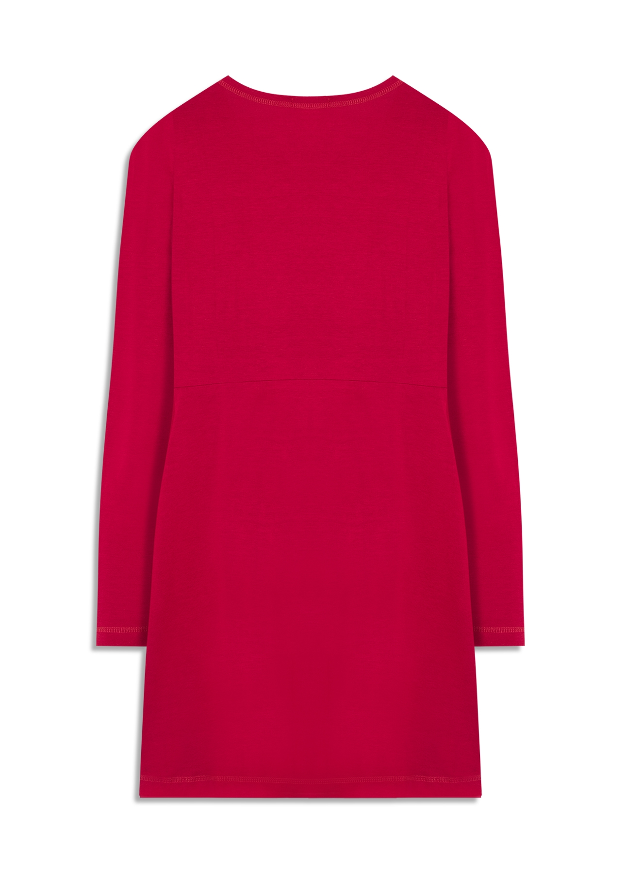 Vestido Ellus Crepe Vermelho