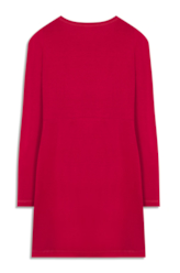 Vestido Ellus Crepe Vermelho