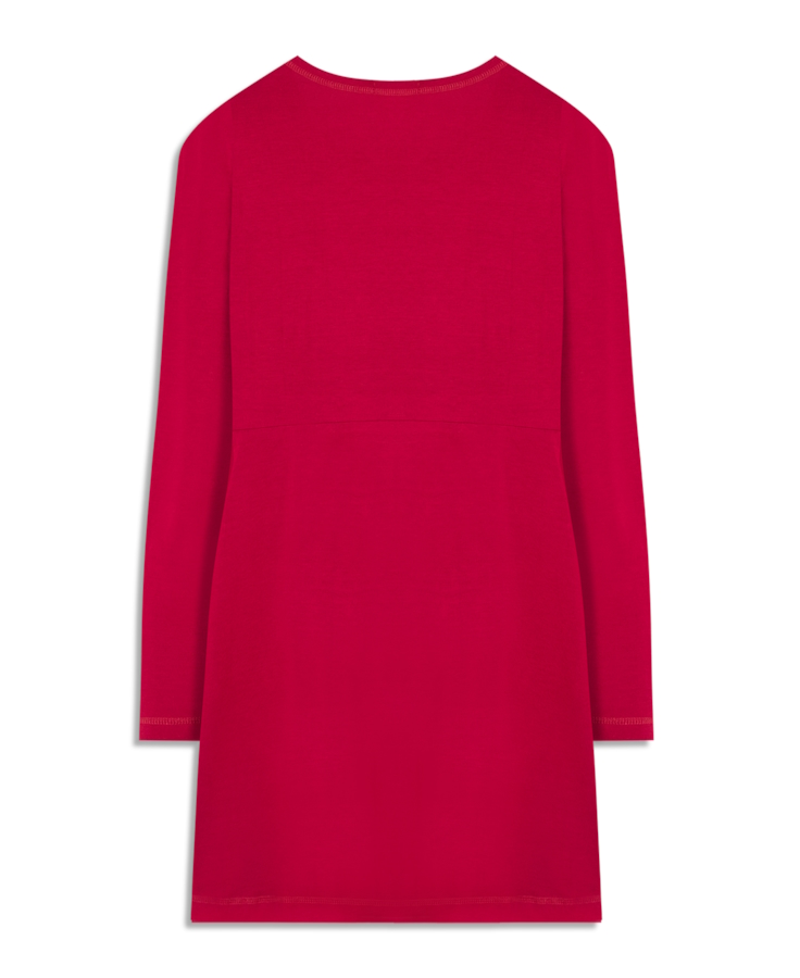 Vestido Ellus Crepe Vermelho