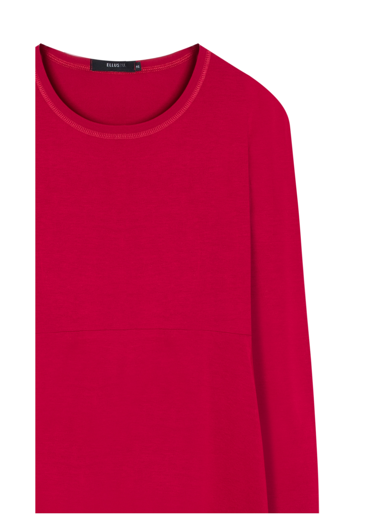 Vestido Ellus Crepe Vermelho