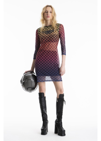 Vestido Ellus Dress Racing Easa Classic Vermelho
