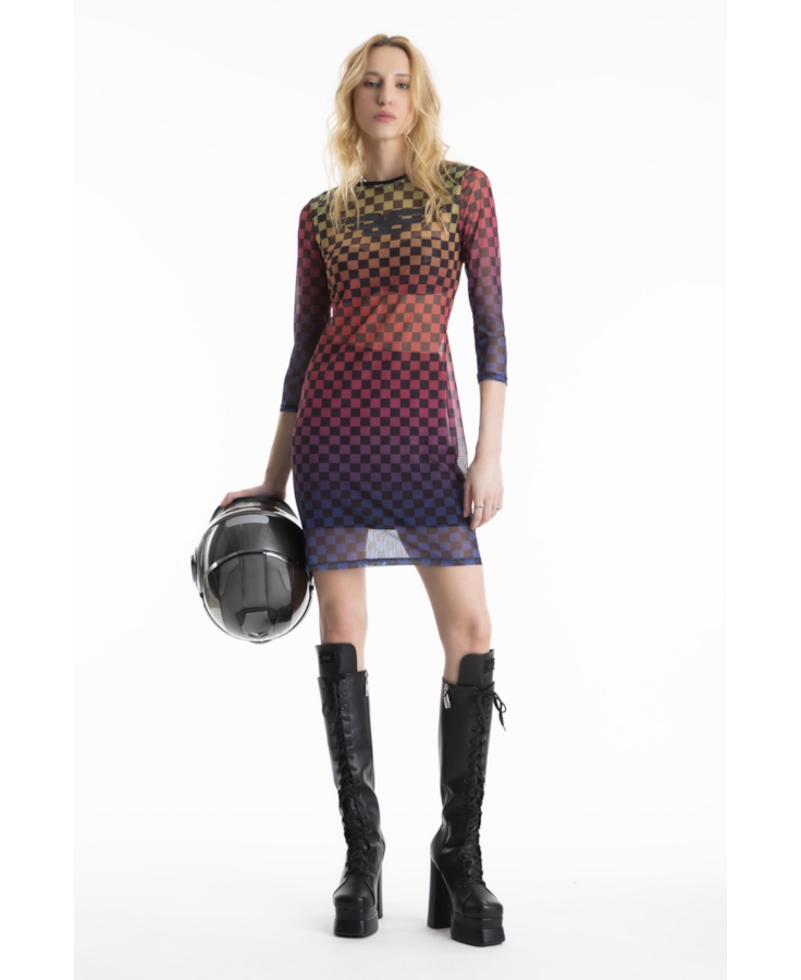 Vestido Ellus Dress Racing Easa Classic Vermelho