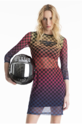 Vestido Ellus Dress Racing Easa Classic Vermelho