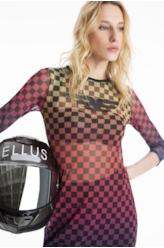 Vestido Ellus Dress Racing Easa Classic Vermelho