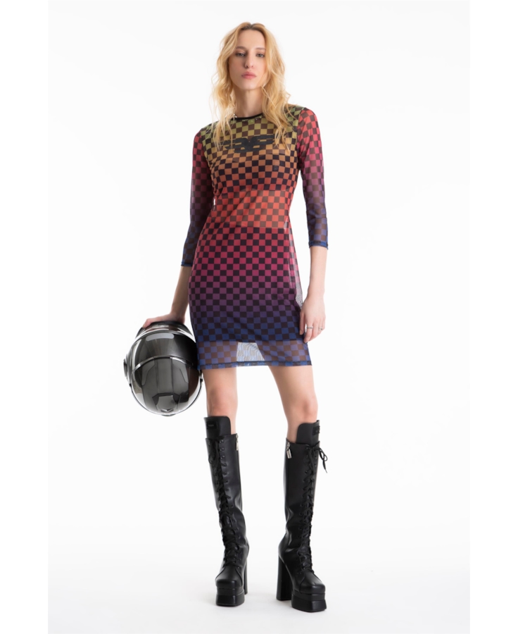 Vestido Ellus Dress Racing Easa Classic Vermelho