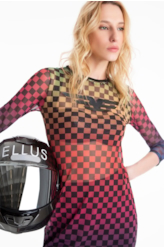 Vestido Ellus Dress Racing Easa Classic Vermelho