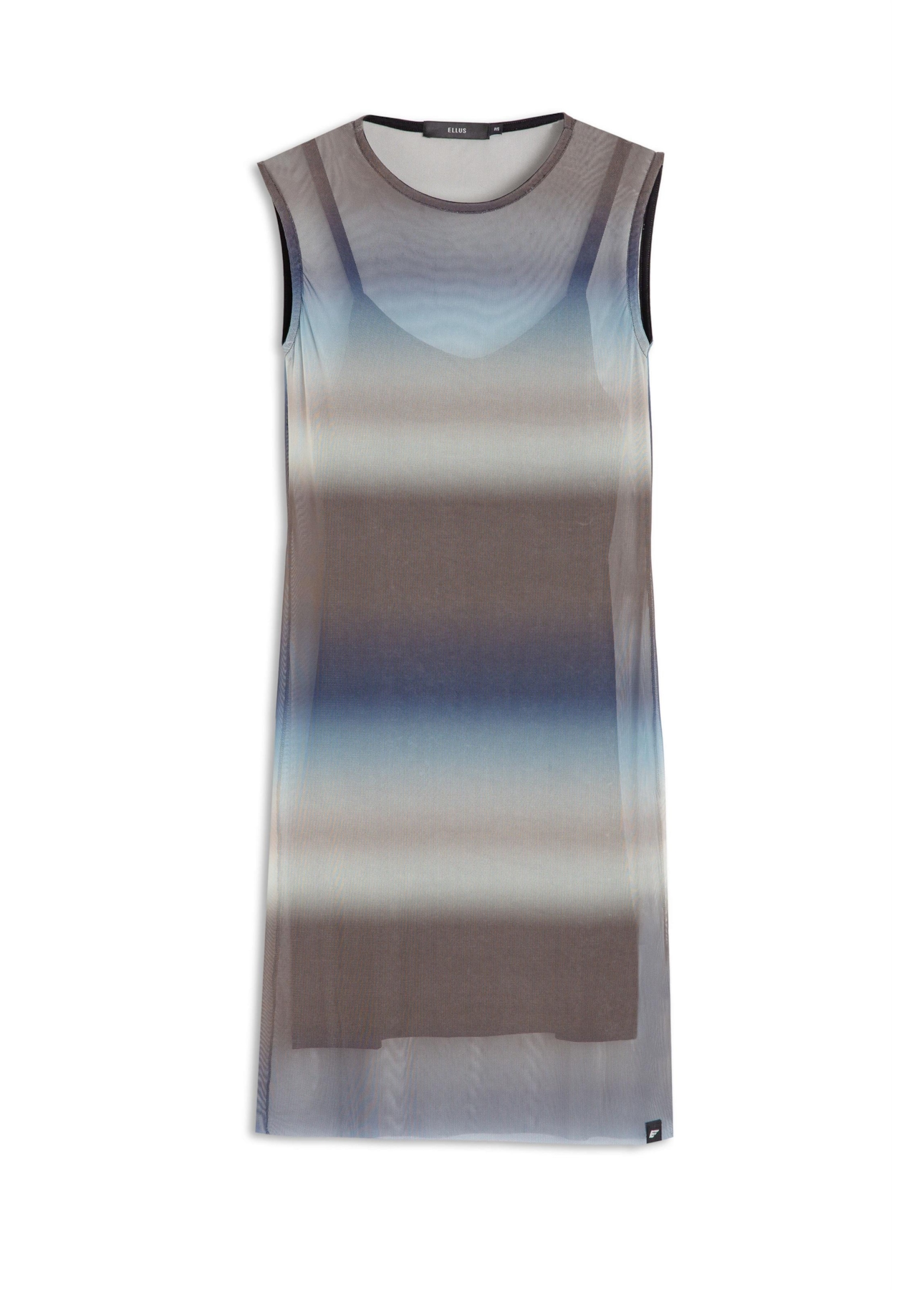 Vestido Ellus Dress Tie Dye Degrade Tie Dye Degrade Azul