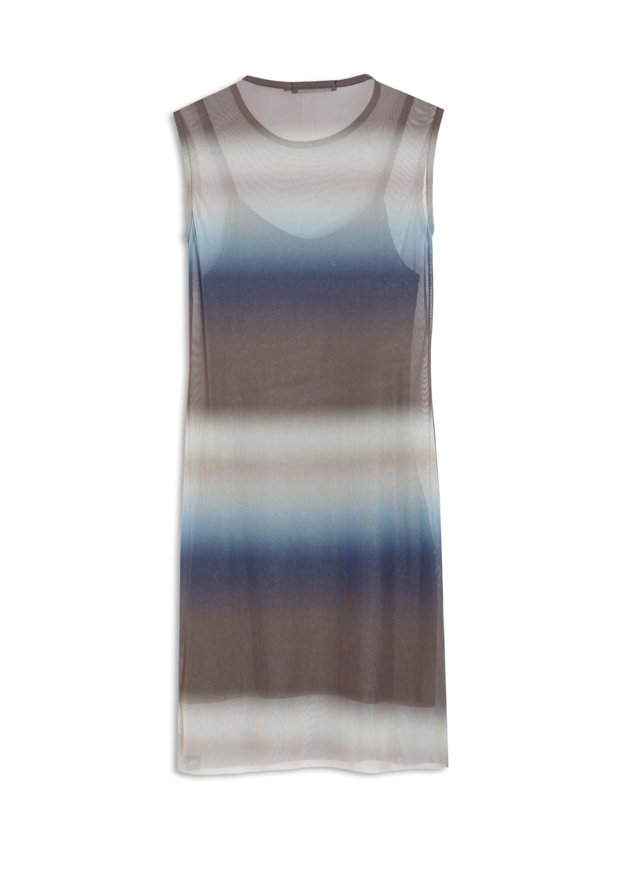 Vestido Ellus Dress Tie Dye Degrade Tie Dye Degrade Azul
