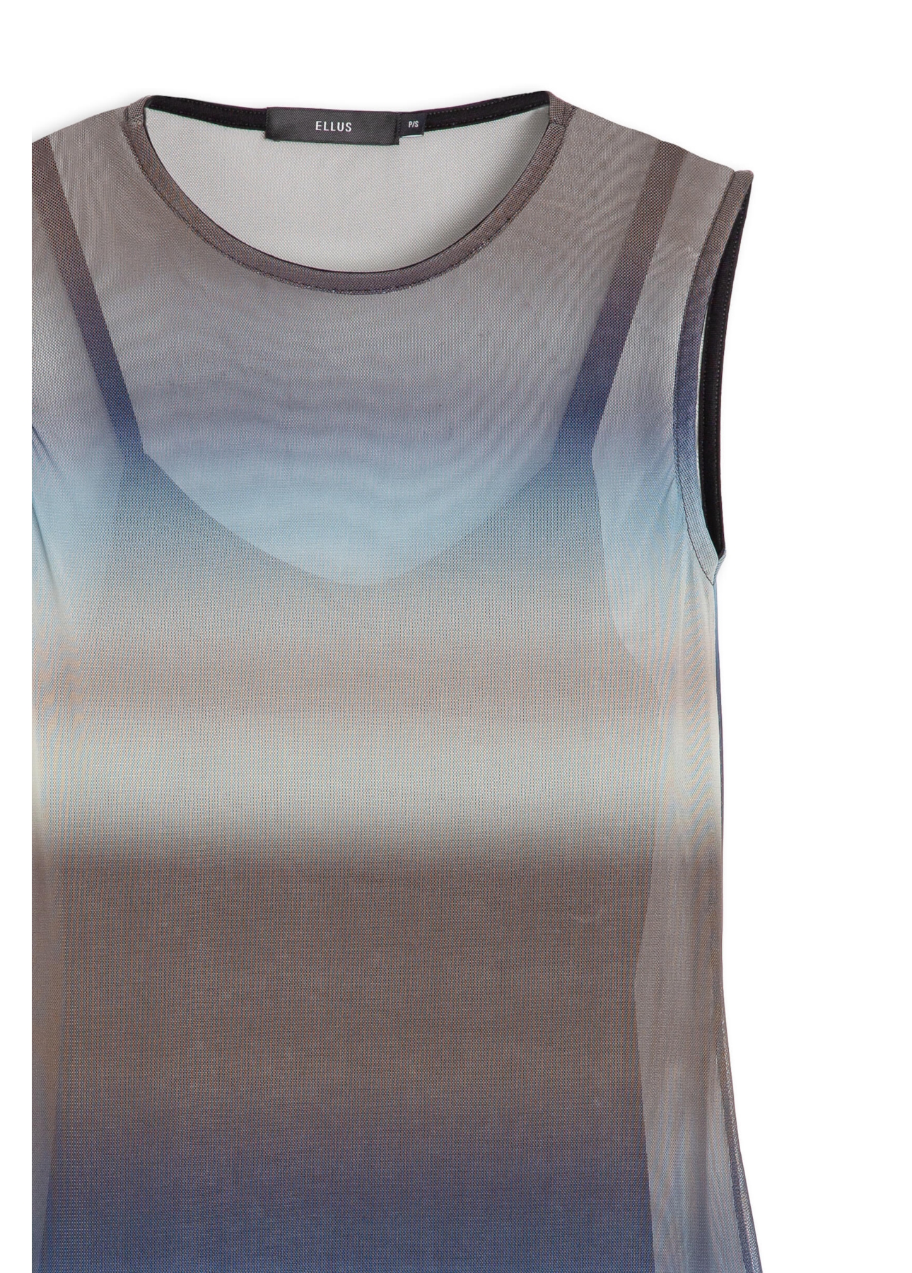 Vestido Ellus Dress Tie Dye Degrade Tie Dye Degrade Azul