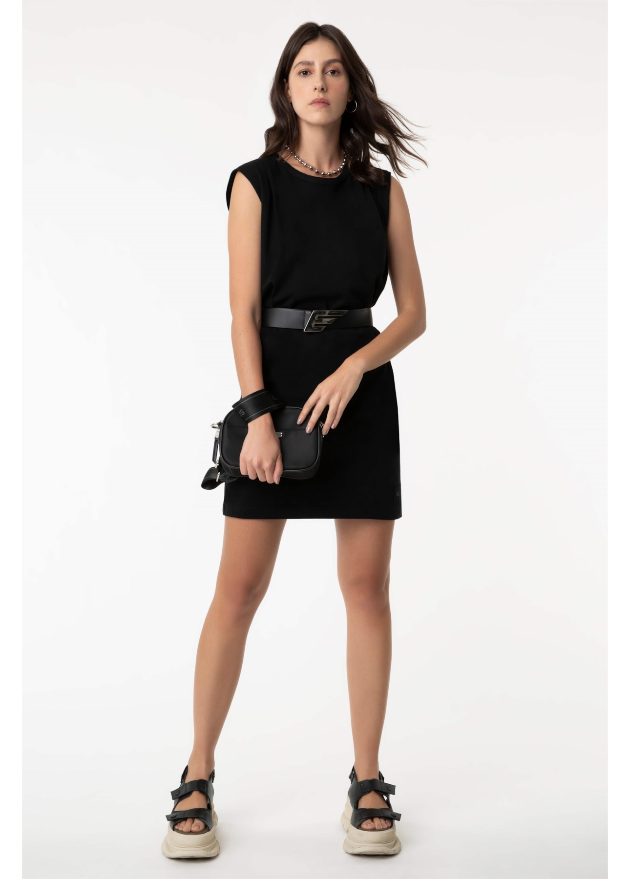 Vestido Ellus Edgy Preto