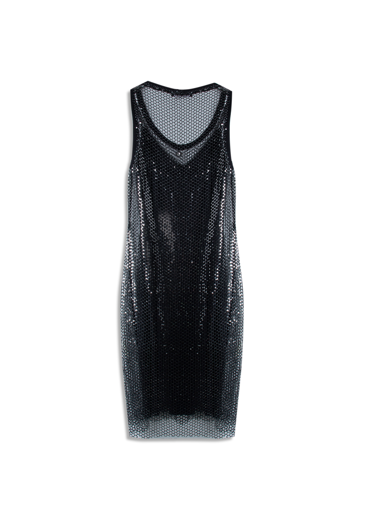 Vestido Ellus Glimmer Long Dress Preto