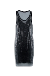 Vestido Ellus Glimmer Long Dress Preto