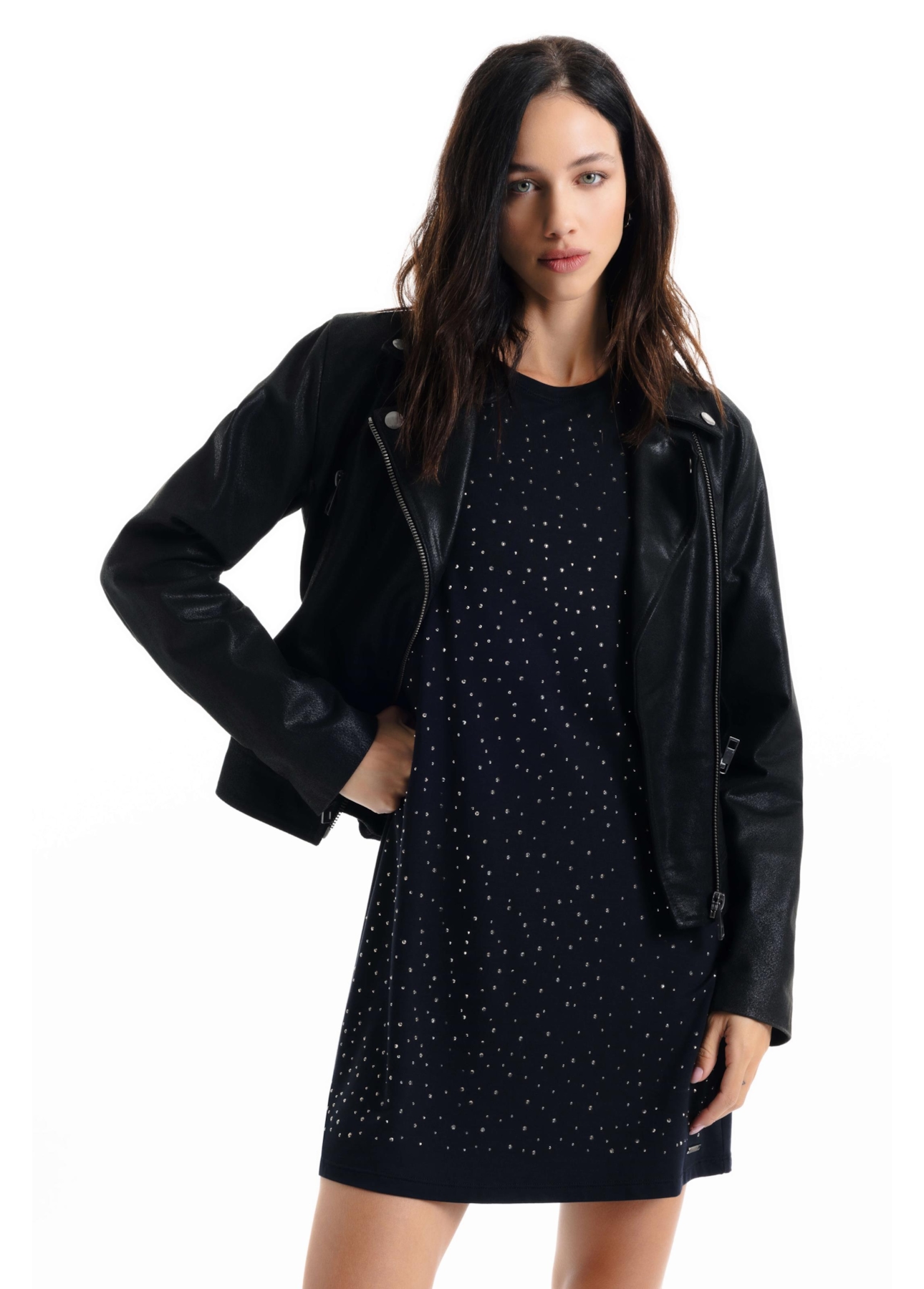 Vestido Ellus Hotfix Dress Preto