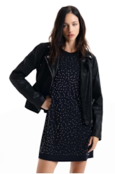 Vestido Ellus Hotfix Dress Preto