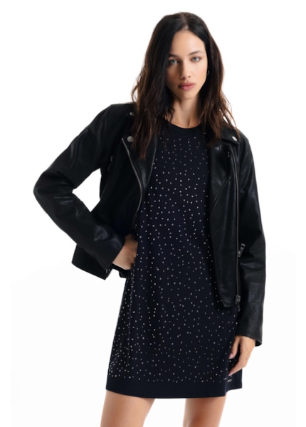 Vestido Ellus Hotfix Dress Preto