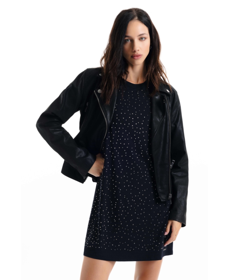Vestido Ellus Hotfix Dress Preto