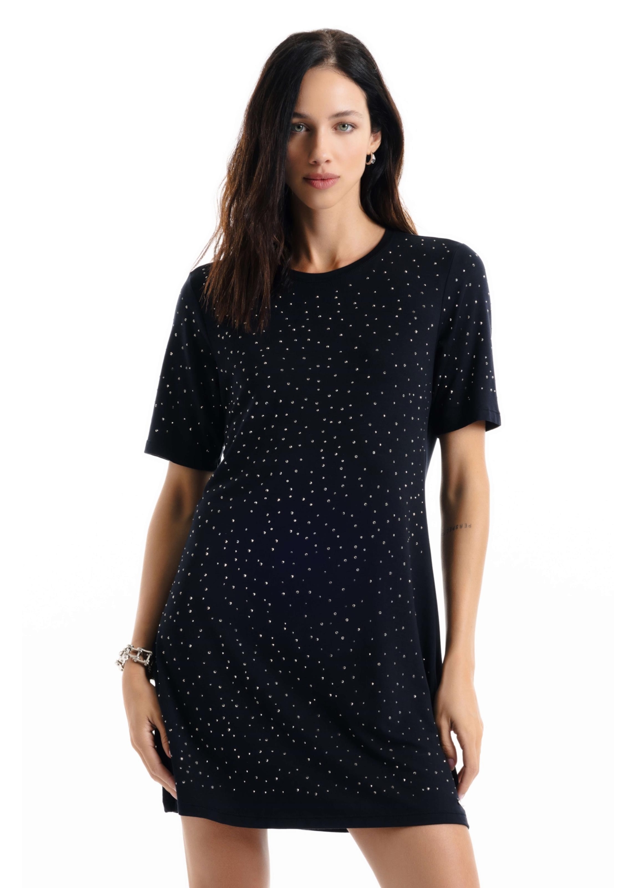 Vestido Ellus Hotfix Dress Preto