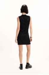 Vestido Ellus Lurex Dress Preto