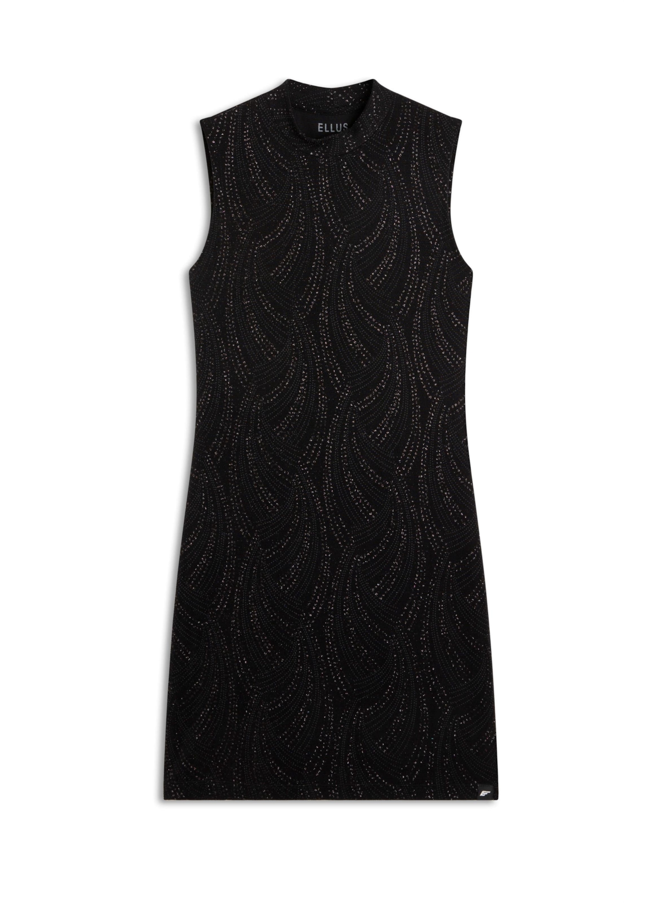 Vestido Ellus Lurex Dress Preto