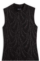 Vestido Ellus Lurex Dress Preto