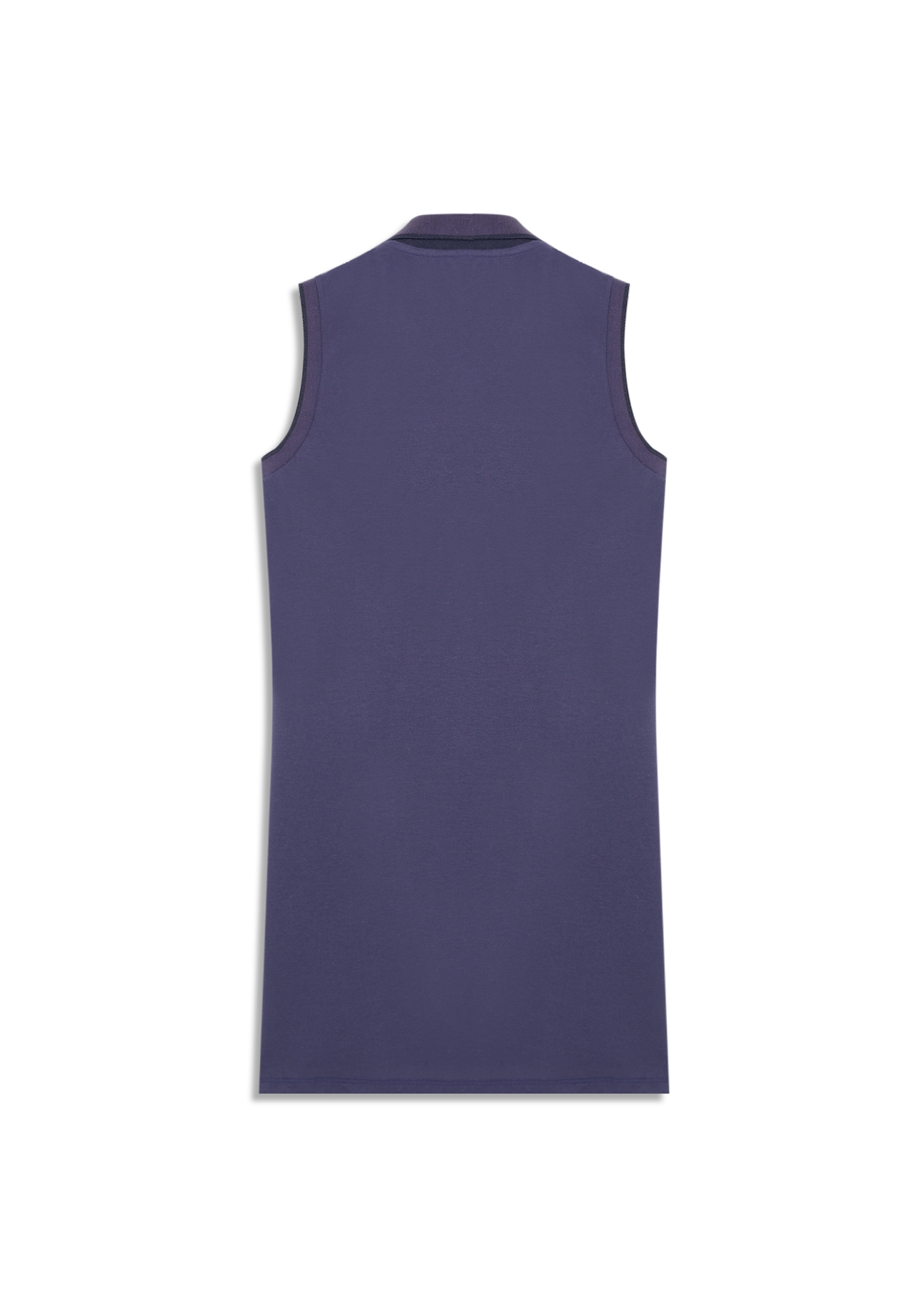 Vestido Ellus Polo Dress Sleeveless Purple Blue
