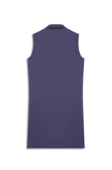 Vestido Ellus Polo Dress Sleeveless Purple Blue