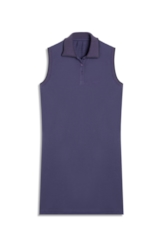 Vestido Ellus Polo Dress Sleeveless Purple Blue