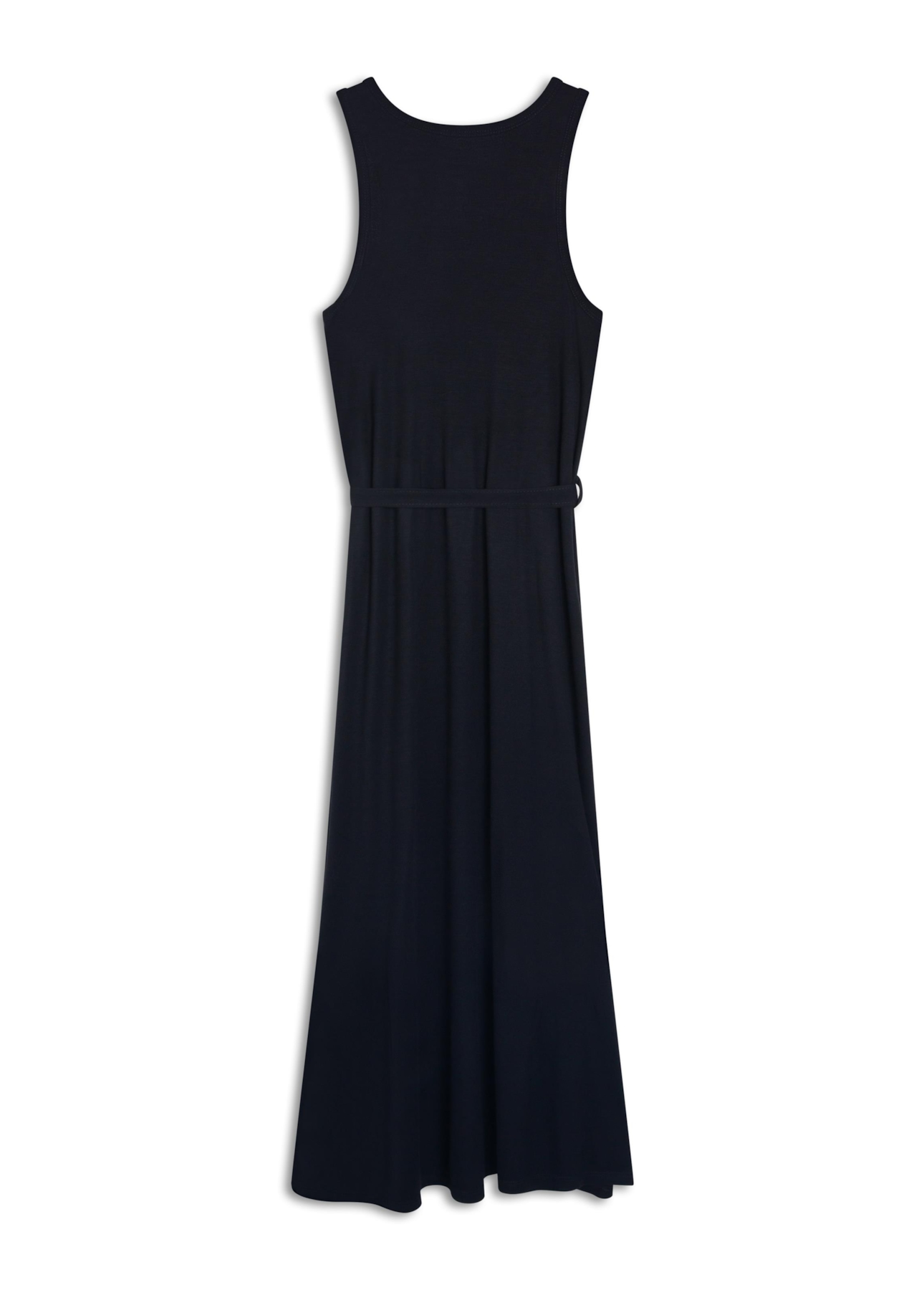 Vestido Ellus Rib Side Slit Preto