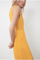 Vestido Ellus Sleeveless Mostarda
