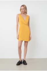 Vestido Ellus Sleeveless Mostarda