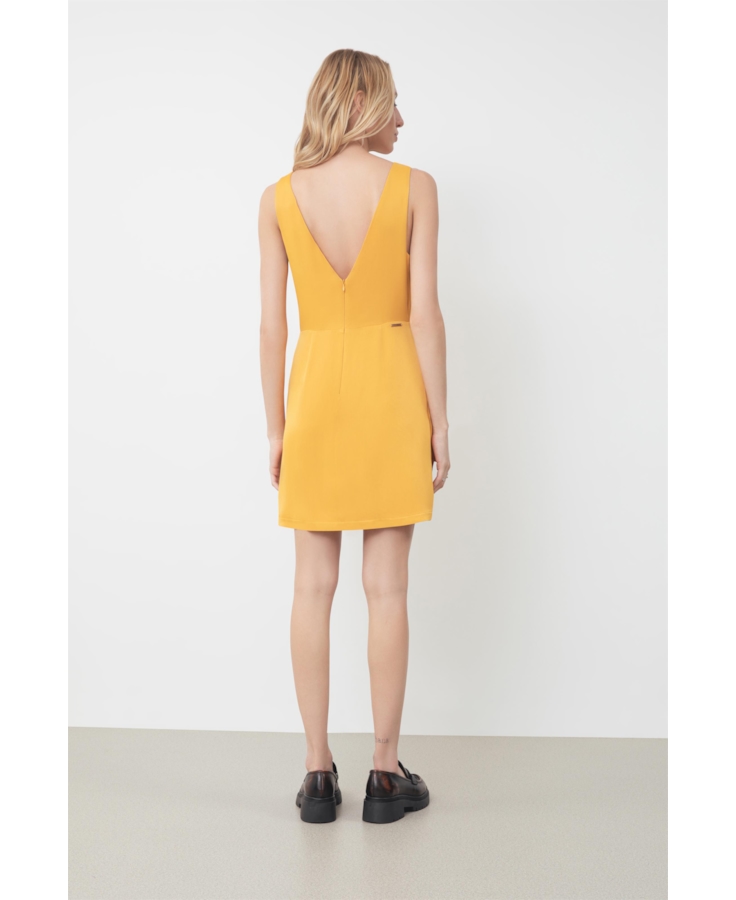 Vestido Ellus Sleeveless Mostarda