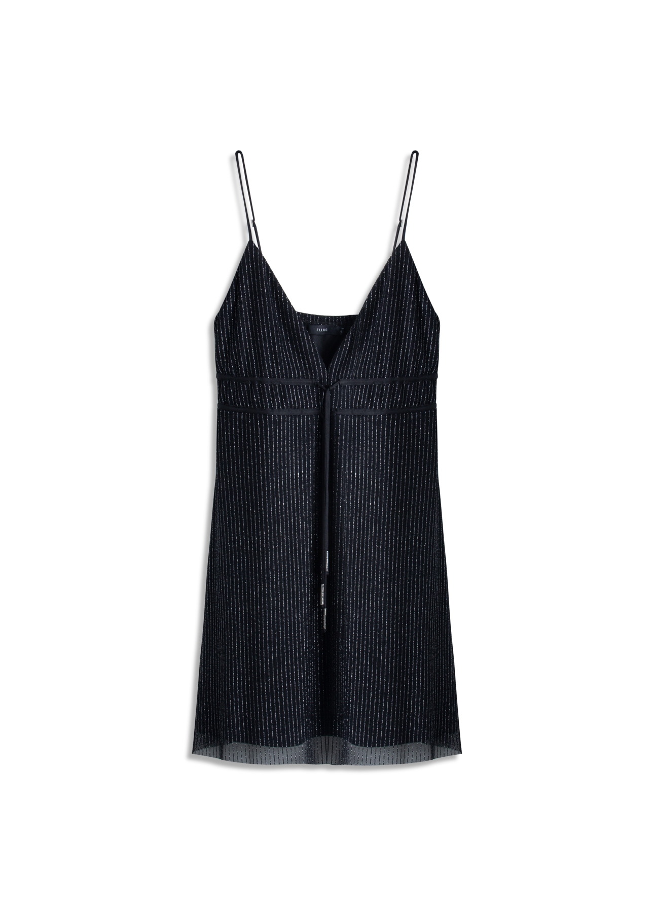 Vestido Ellus Vestido  Assimetrico Tule  Midi Preto