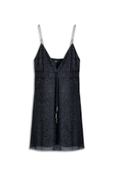 Vestido Ellus Vestido  Assimetrico Tule  Midi Preto