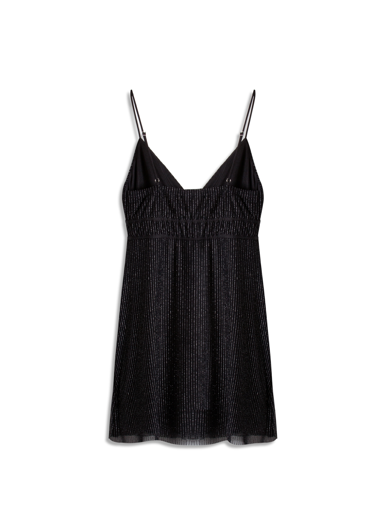 Vestido Ellus Vestido  Assimetrico Tule  Midi Preto