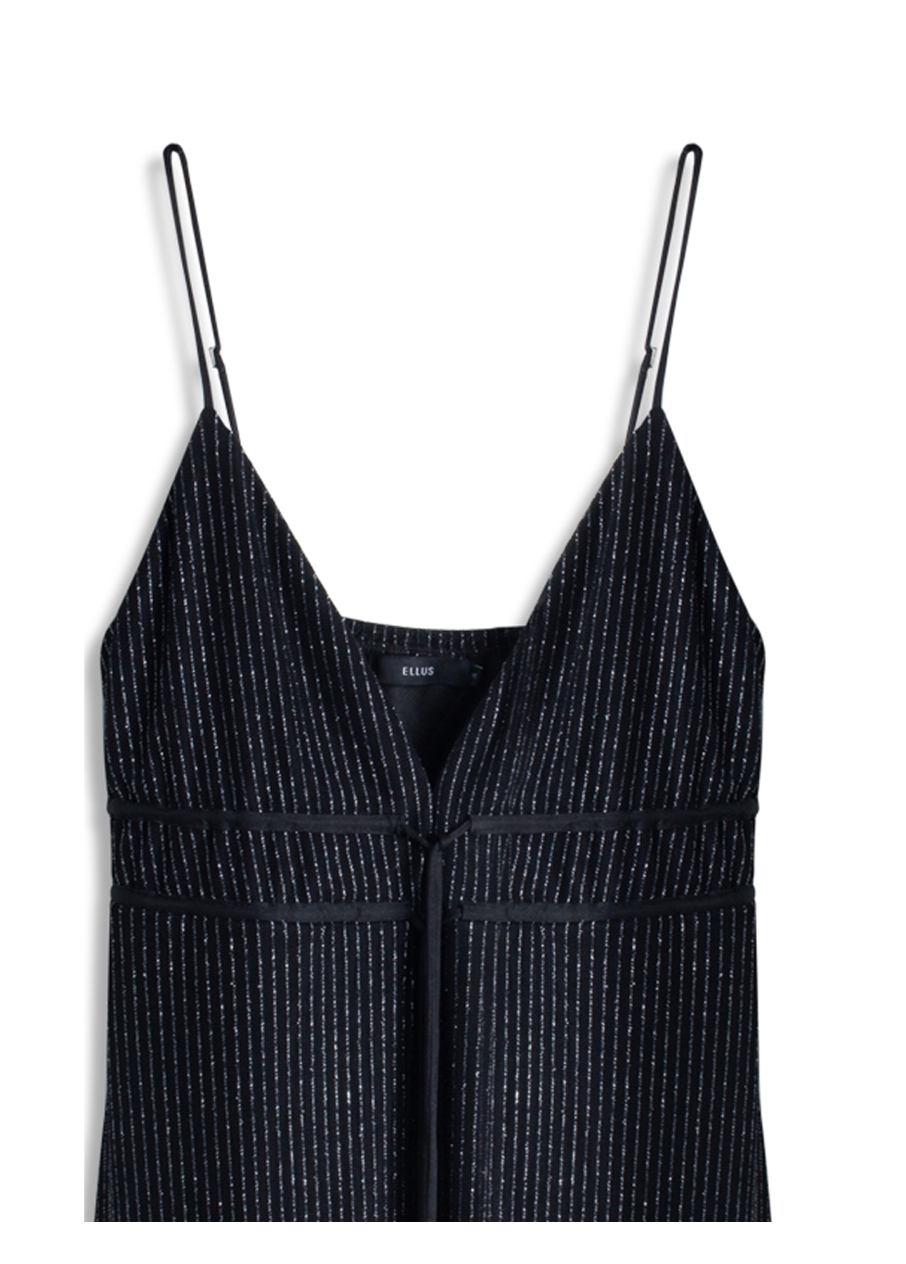 Vestido Ellus Vestido  Assimetrico Tule  Midi Preto