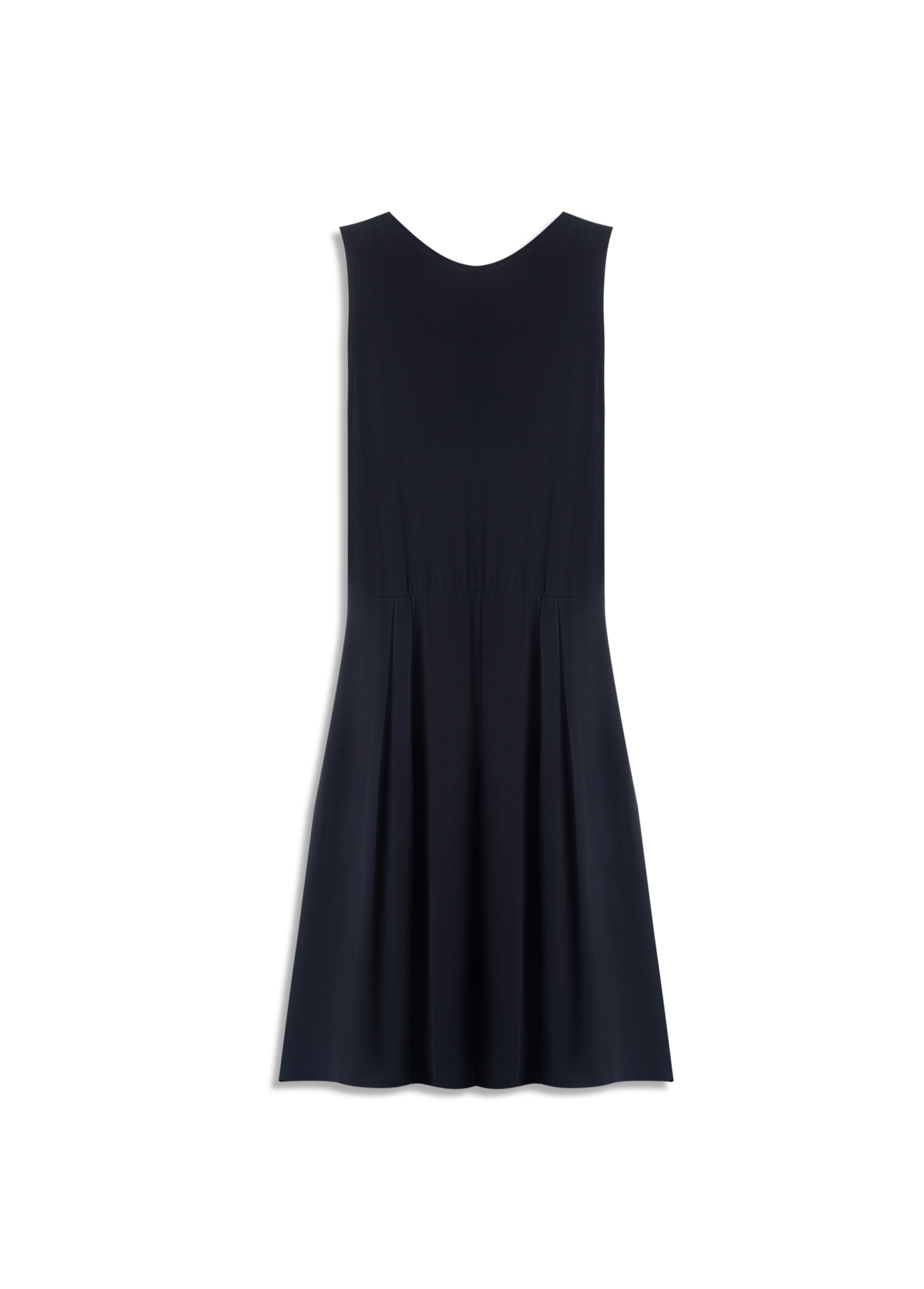 Vestido Ellus Viscolycra Transpasse Knee Preto