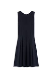 Vestido Ellus Viscolycra Transpasse Knee Preto