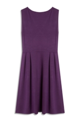 Vestido Ellus Viscolycra Transpasse Knee Roxo