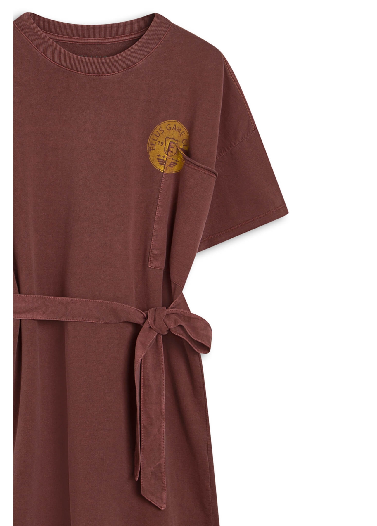 Vestido Fleece Game Club Bordeaux