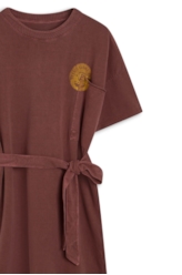 Vestido Fleece Game Club Bordeaux