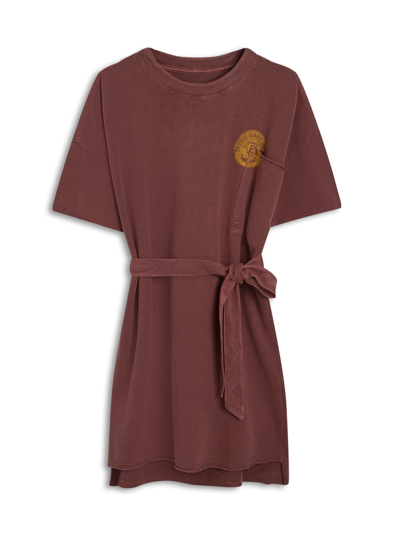 Vestido Fleece Game Club Bordeaux