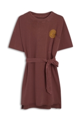 Vestido Fleece Game Club Bordeaux