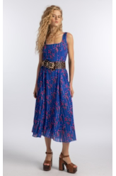 Vestido Floral Butterfly Old Purple