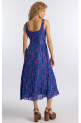 Vestido Floral Butterfly Old Purple