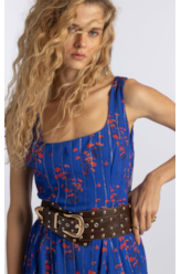 Vestido Floral Butterfly Old Purple