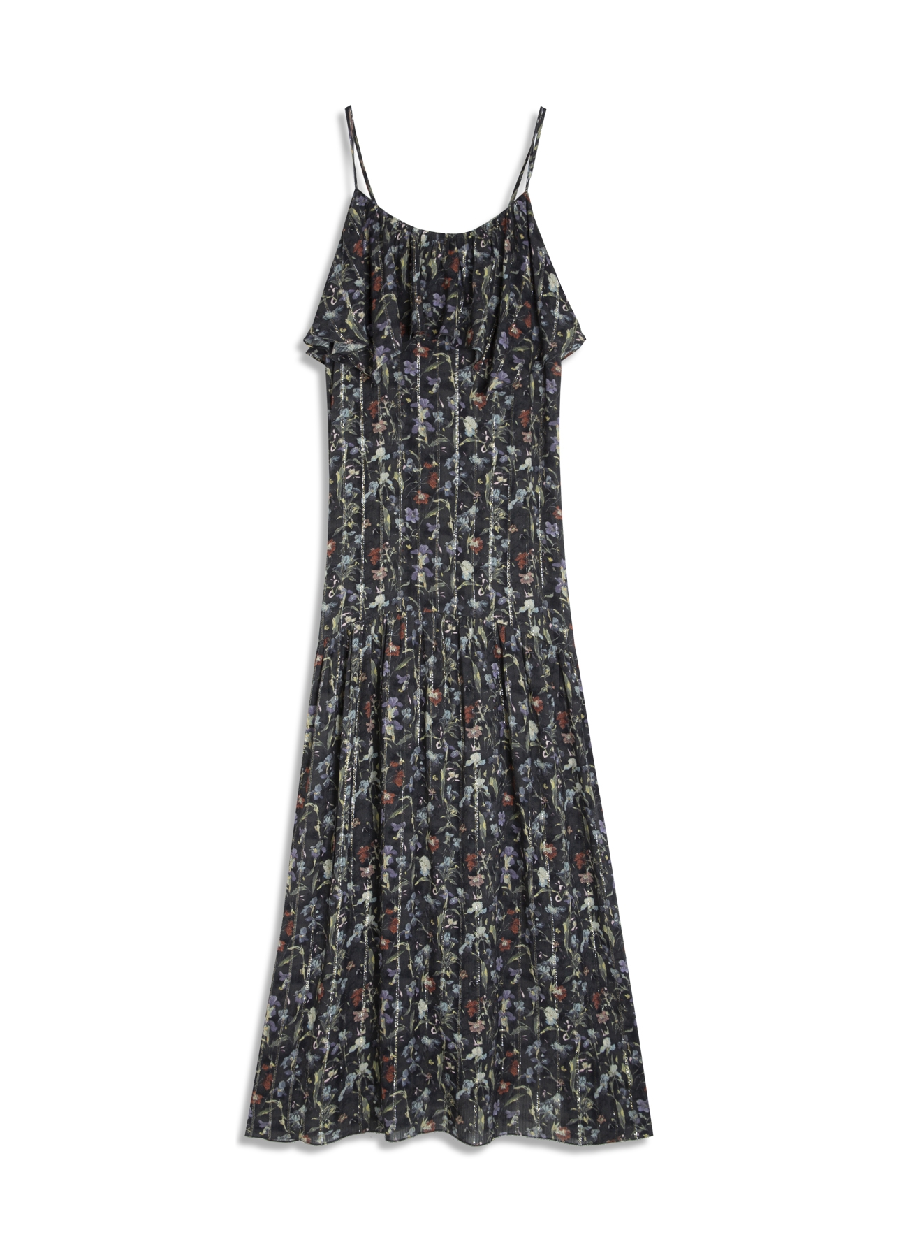 Vestido Floral Rolly Preto